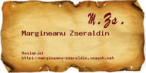 Margineanu Zseraldin névjegykártya